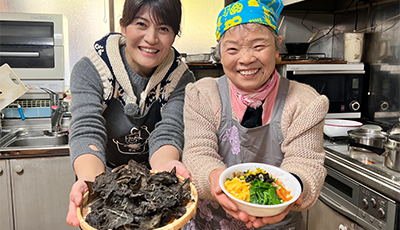 照子おばあちゃんのくさぎなのかけ飯