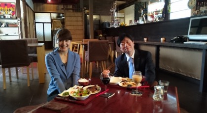 知事とランチ♪